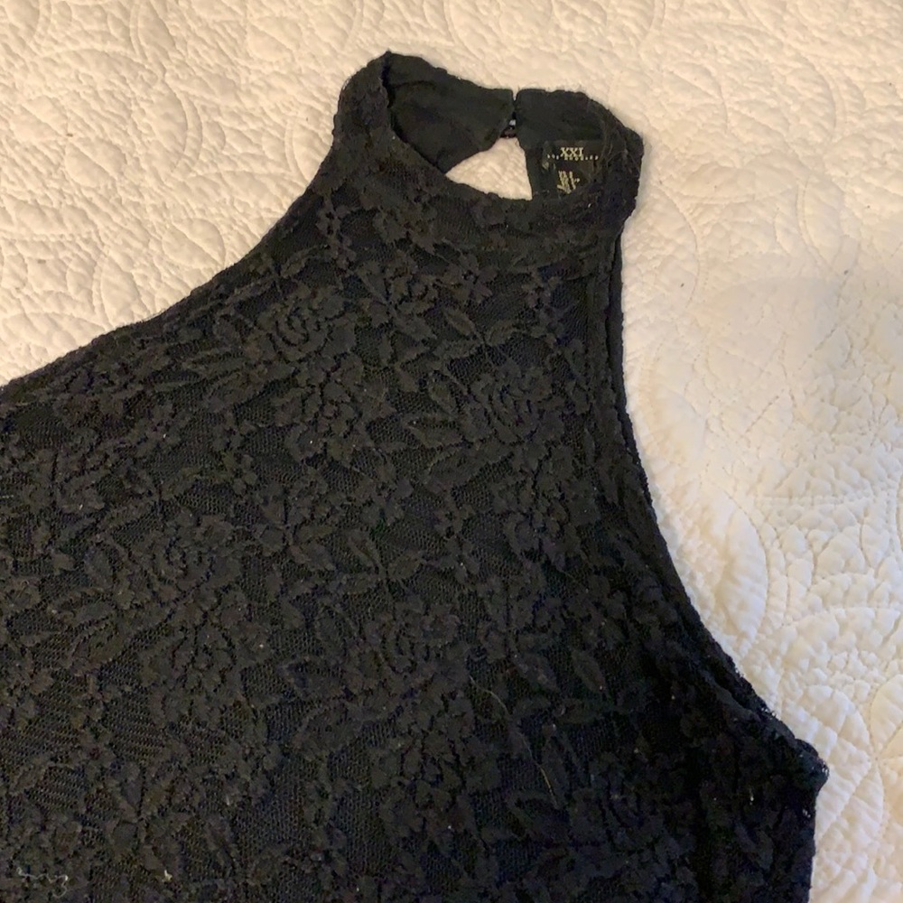 Forever 21 Halter top lace little black dress